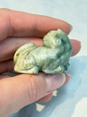 Four Chinese jade carvings, 19th C. — photo 11