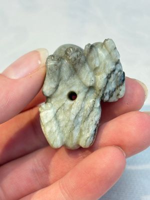 Four Chinese jade carvings, 19th C. — photo 14