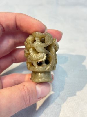 Four Chinese jade carvings, 19th C. — photo 4