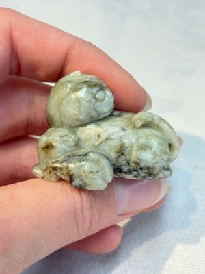 Four Chinese jade carvings, 19th C. — photo 9