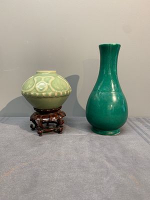 Four Chinese monochrome wares, Yongzheng mark, 19/20th C. — photo 4