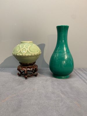 Four Chinese monochrome wares, Yongzheng mark, 19/20th C. — photo 3