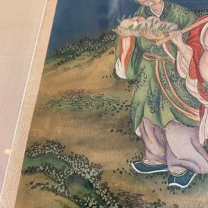 Four Chinese paintings of immortals, ink and color on paper, 19th C. — 照片 18