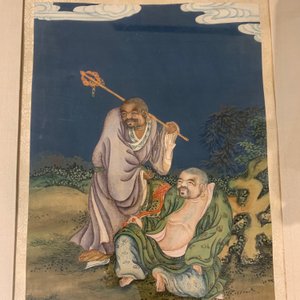 Four Chinese paintings of immortals, ink and color on paper, 19th C. — 照片 7
