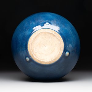 Four Chinese sacrificial blue-glazed wares, Qianlong mark, 18/19th C. — 照片 5