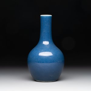 Four Chinese sacrificial blue-glazed wares, Qianlong mark, 18/19th C. — 照片 8