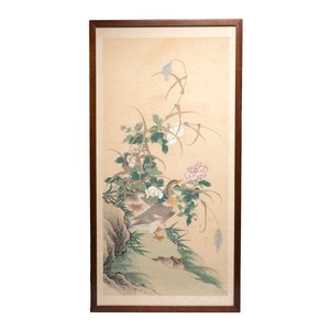 Four Chinese school paintings: 'Magpie', 'Cranes' and 'Bamboo', ink and colour on paper, signed Yutianshi 雨田氏, dated 1919 — 照片 6
