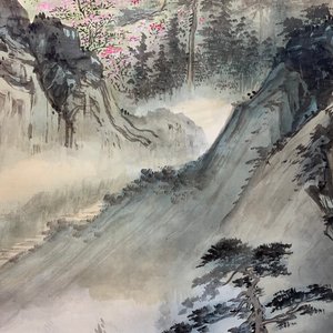 二十世纪   风景  纸本画    四幅 — 照片 27