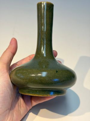 Four Chinese teadust-glazed vases and a brush washer, 19th C. — foto 27