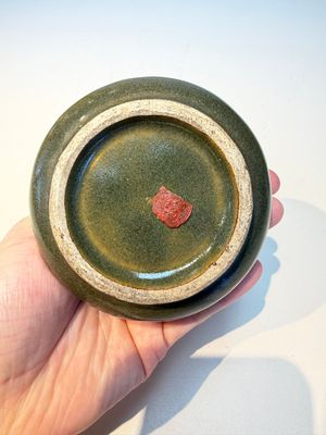 Four Chinese teadust-glazed vases and a brush washer, 19th C. — foto 32