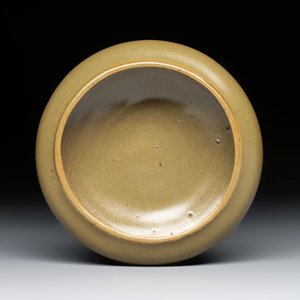 Four Chinese teadust-glazed vases and a brush washer, 19th C. — foto 6
