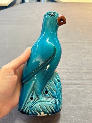 Four Chinese turquoise-glazed parrots, 19th C. — foto 1