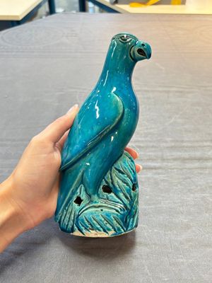 Four Chinese turquoise-glazed parrots, 19th C. — foto 13