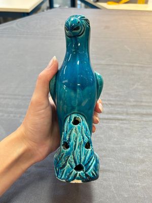 Four Chinese turquoise-glazed parrots, 19th C. — foto 14