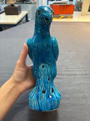 Four Chinese turquoise-glazed parrots, 19th C. — foto 20