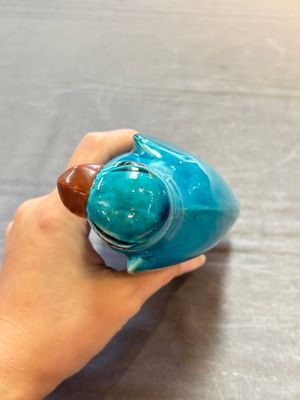 Four Chinese turquoise-glazed parrots, 19th C. — foto 5