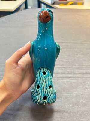 Four Chinese turquoise-glazed parrots, 19th C. — foto 8