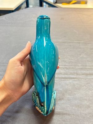 Four Chinese turquoise-glazed parrots, 19th C. — foto 10