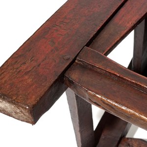 Four Chinese wood yoke-back chairs, 19/20th C. — 照片 11