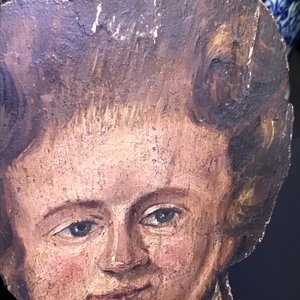 Four Dutch polychrome painted wood dummy boards, 18th C. — 照片 12