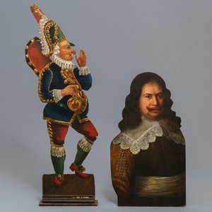 Four Dutch polychrome painted wood dummy boards, 18th C. — 照片 4