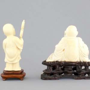 Four fine Chinese carved ivory figures, 19th and early 20th C. — 照片 10