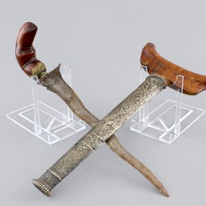 Four Indonesian Keris with ivory and silver, 19th C. — photo 10