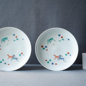 Four Japanese Kakiemon 'deer' plates, Edo, 17/18th C. — 照片 7