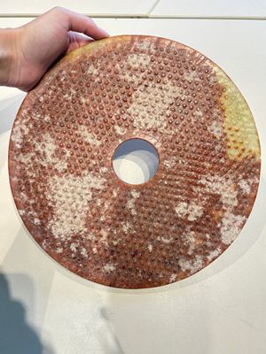 Four large Chinese archaistic jade 'bi' discs, 20th C. — photo 8