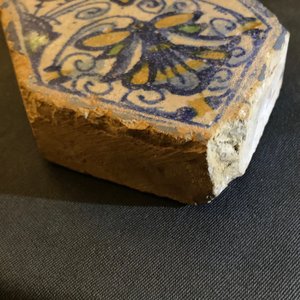 Four maiolica tiles from the chapel of Fère-en-Tardenois, Guido Andries workshop, Antwerp, ca. 1530 — photo 11