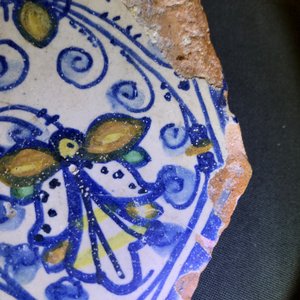 Four maiolica tiles from the chapel of Fère-en-Tardenois, Guido Andries workshop, Antwerp, ca. 1530 — photo 20