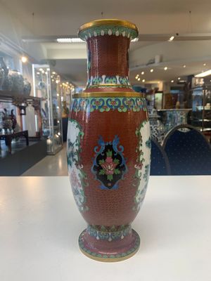 Four pairs of Chinese cloisonné vases, 20th C. — photo 46