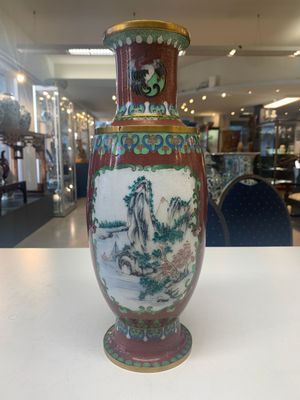 Four pairs of Chinese cloisonné vases, 20th C. — photo 45