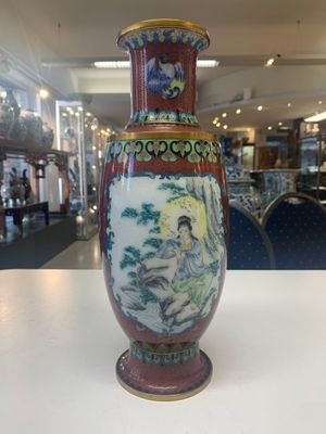 Four pairs of Chinese cloisonné vases, 20th C. — photo 49