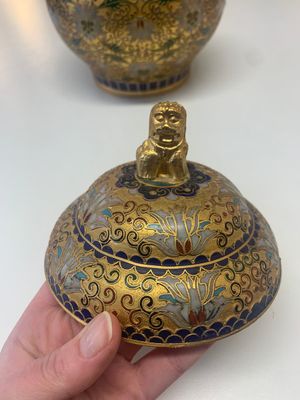 Four pairs of Chinese cloisonné vases, 20th C. — photo 17