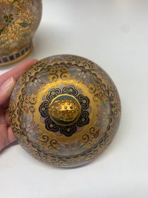 Four pairs of Chinese cloisonné vases, 20th C. — photo 27