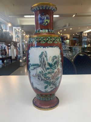 Four pairs of Chinese cloisonné vases, 20th C. — photo 51