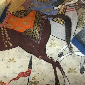 Four Persian miniature paintings, Iran, 19th C — 照片 11