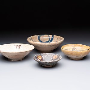 Four Persian pottery bowls, 10/13th C. — photo 1