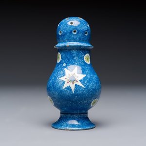 Four polychrome Brussels faience casters, 18/19th C. — photo 2