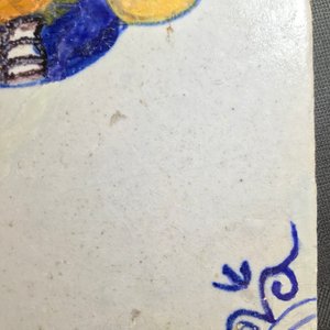 Four polychrome Dutch Delft tiles with birds, 17th C. — 照片 12