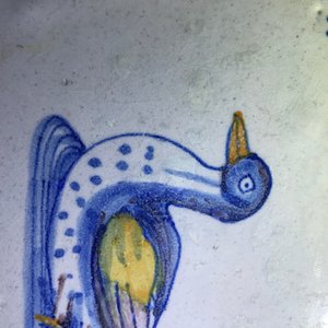 Four polychrome Dutch Delft tiles with birds, 17th C. — 照片 19