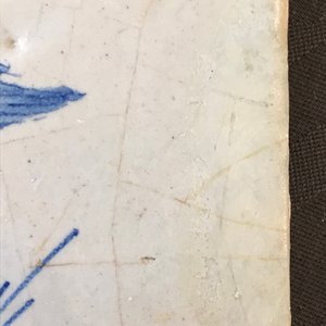 Four polychrome Dutch Delft tiles with birds, 17th C. — 照片 5