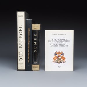Four reference books on art, Bruegel and Belgian history — photo 1