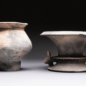 Four Thai pottery vases, Ban-Chiang, 7/4th C. B.C. — photo 3