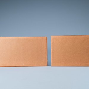 Four trompe-l'oeil storage boxes made from old book covers, France, 20th C. — photo 7