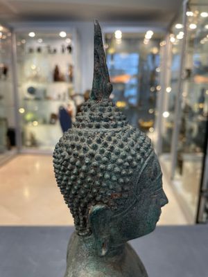 Four various Burmese bronze Buddhas, 15/17th C. — photo 11