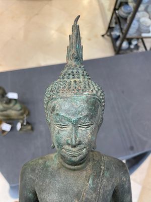 Four various Burmese bronze Buddhas, 15/17th C. — photo 14