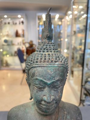 Four various Burmese bronze Buddhas, 15/17th C. — photo 10