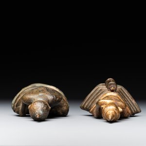 Four various Burmese bronze Buddhas, 15/17th C. — photo 12